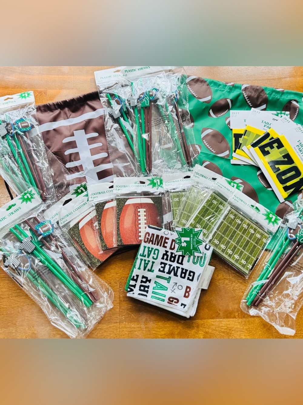 New Football Party Supplies bundle